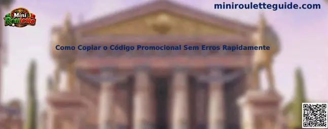 Como Copiar o Código Promocional Sem Erros Rapidamente