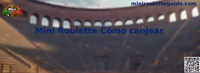 Guía visual sobre cómo canjear códigos promocionales de Mini Roulette