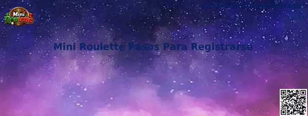 Referencia visual de los pasos para registrarse en Mini Roulette