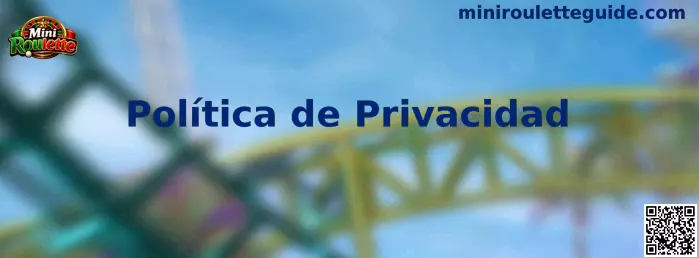 Política de privacidad y protección de datos de Mini Roulette